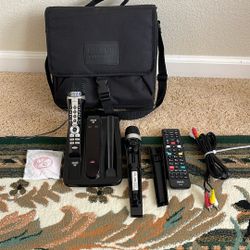 Grand Videoke Karaoke/Video Machine w/ 2 Wireless HD Microphones