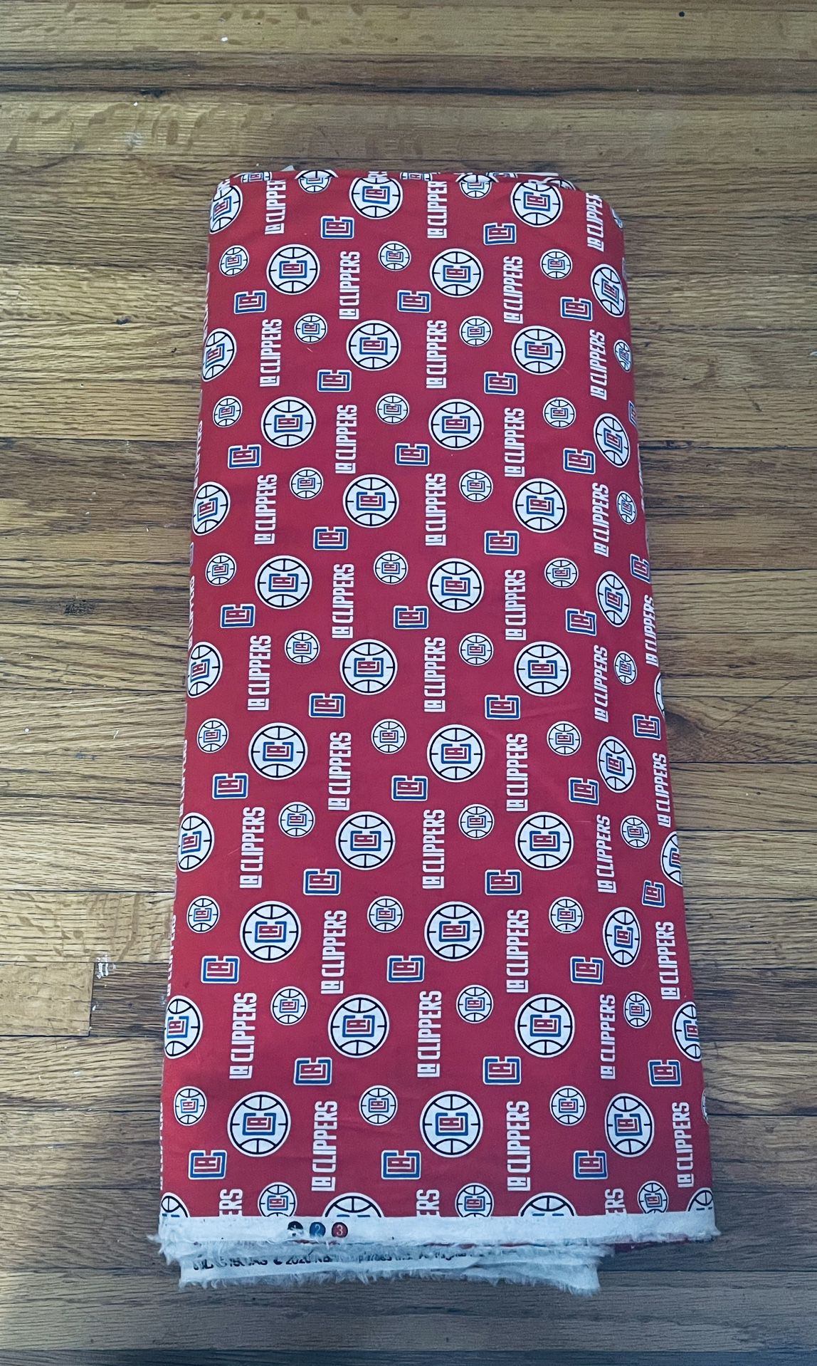 10 Yard Bolt of Cotton LA Clippers Fabric