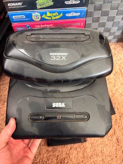 Sega genesis with 32x and a bunch of high value games