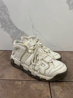 Nike Air More Uptempo White Sneakers