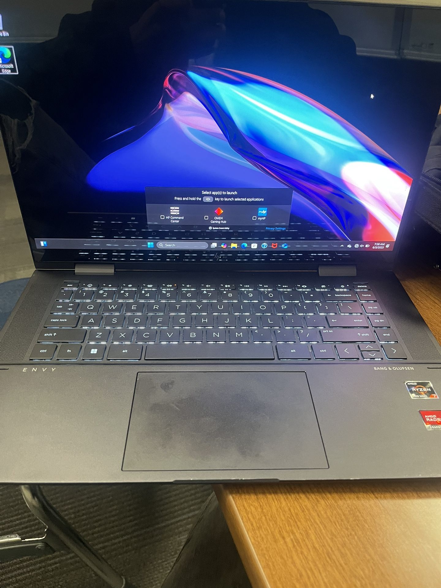 gaming/work hp envy laptop