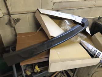 2015 BMW 330 Rear Bumper Diffuser And Tow Hook Cover OEM 