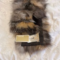 Michael Kors Fox Fur Shawl