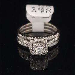 14KT White Gold Diamond Ring 5.00g Size 5-1/2 169795