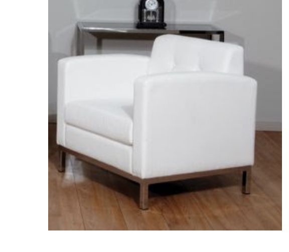 Lounge white chair