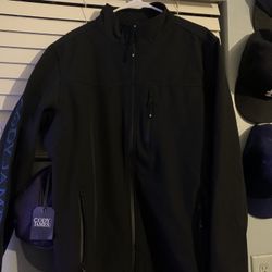 Cody James Core Men's Royal Embroidered Logo Sleeve Zip-Front Steamboat Jacket