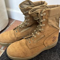 Military Surplus USMC Combat Boots, Men's Size 7 R