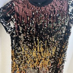 Forever 21 Sequin Dress 9-10 Y Girl 