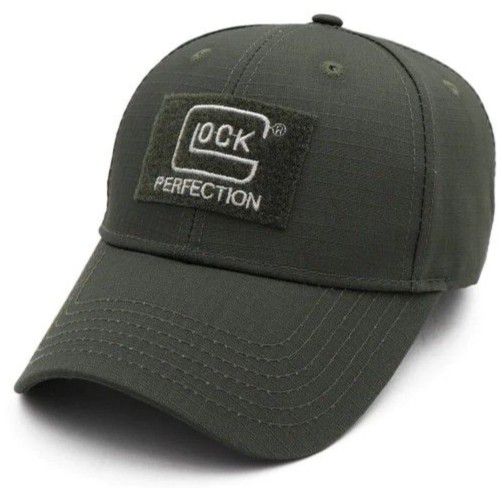 GLOCK PERFECTION CAP. NEW WITH TAGS IN SEALED BAG. ARMY GREEN. TACTICAL, RANGE