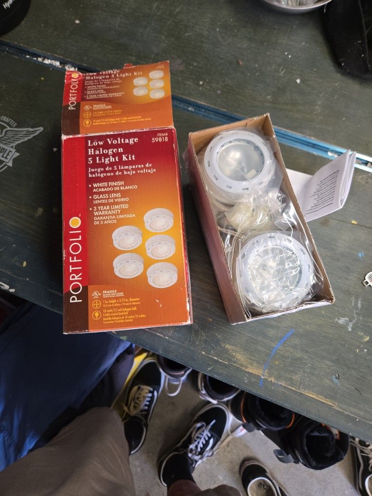 2 Boxes Of Low Voltage Halogen Lights