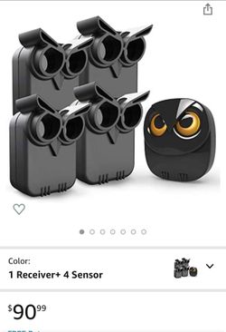 New Driveway Alarm- 1/2 Mile Long Range Motion Sensor- 1 Receiver+4 Sensors
