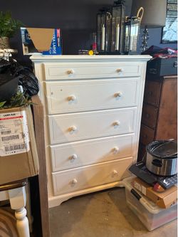 White dresser