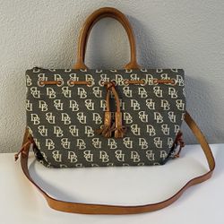 Dooney & Bourke Signature Crossbody Satchel Tulip Tote