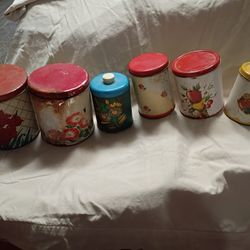 Antique Tin Canisters