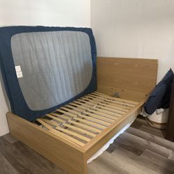 IKEA Bed Frame + Slats + Mattress (if included)