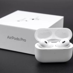 Apple AirPods Pro 2nd Generation with MagSafe Wireless Charging Case - White