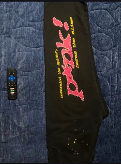 Sp5der pink sweatpants