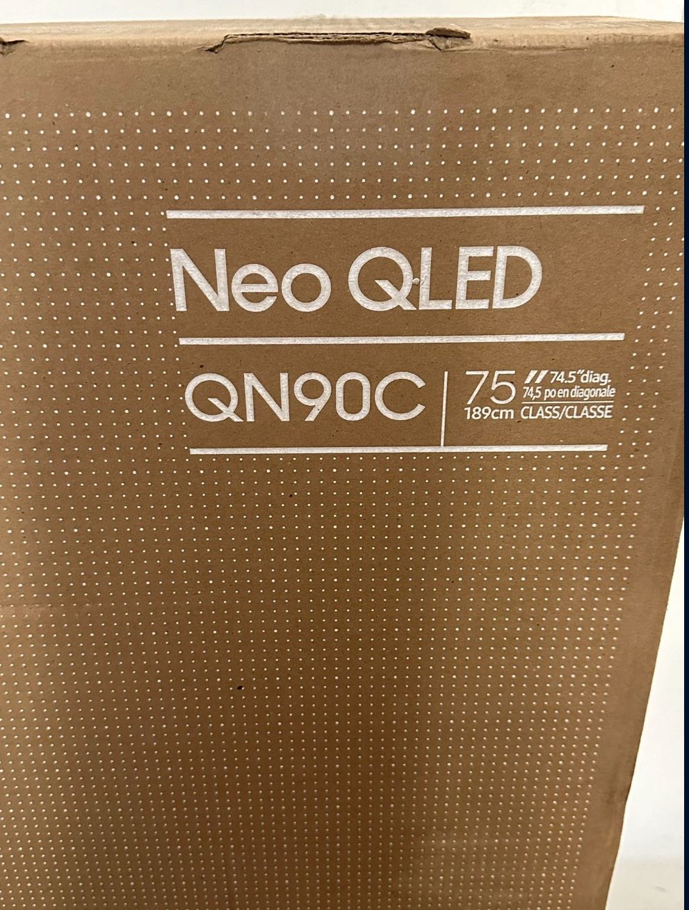 SAMSUNG 75-Inch Class Neo QLED 4K QN90C Series Neo Qled, Object Tracking Sound, Motion Xcelerator Turbo+, Gaming Hub, Smart TV wit