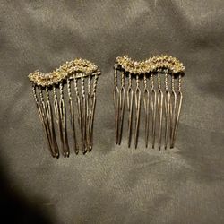Acca Soho Style Bejeweled Hair Combs