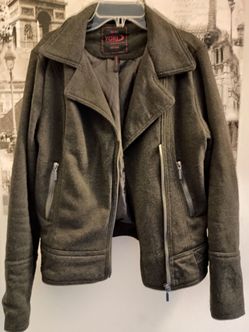 Stylish Charcoal Grey Ladies Jacket.