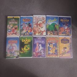 10 VHS Videos 