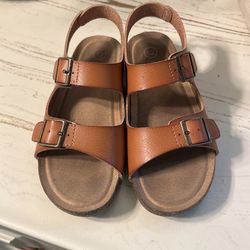 Brown Girls Sandals Size 12