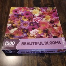 Springbok 1500 Jigsaw Puzzle Beautiful Blooms