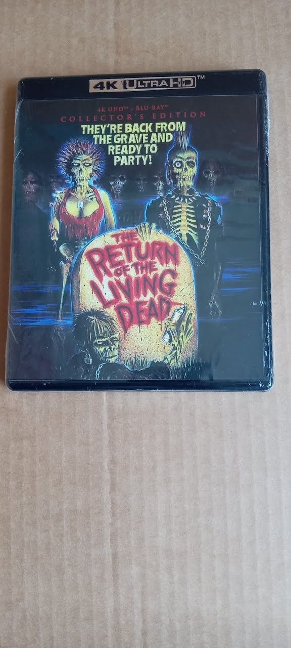 4k blu ray return of living dead bluray brand new 