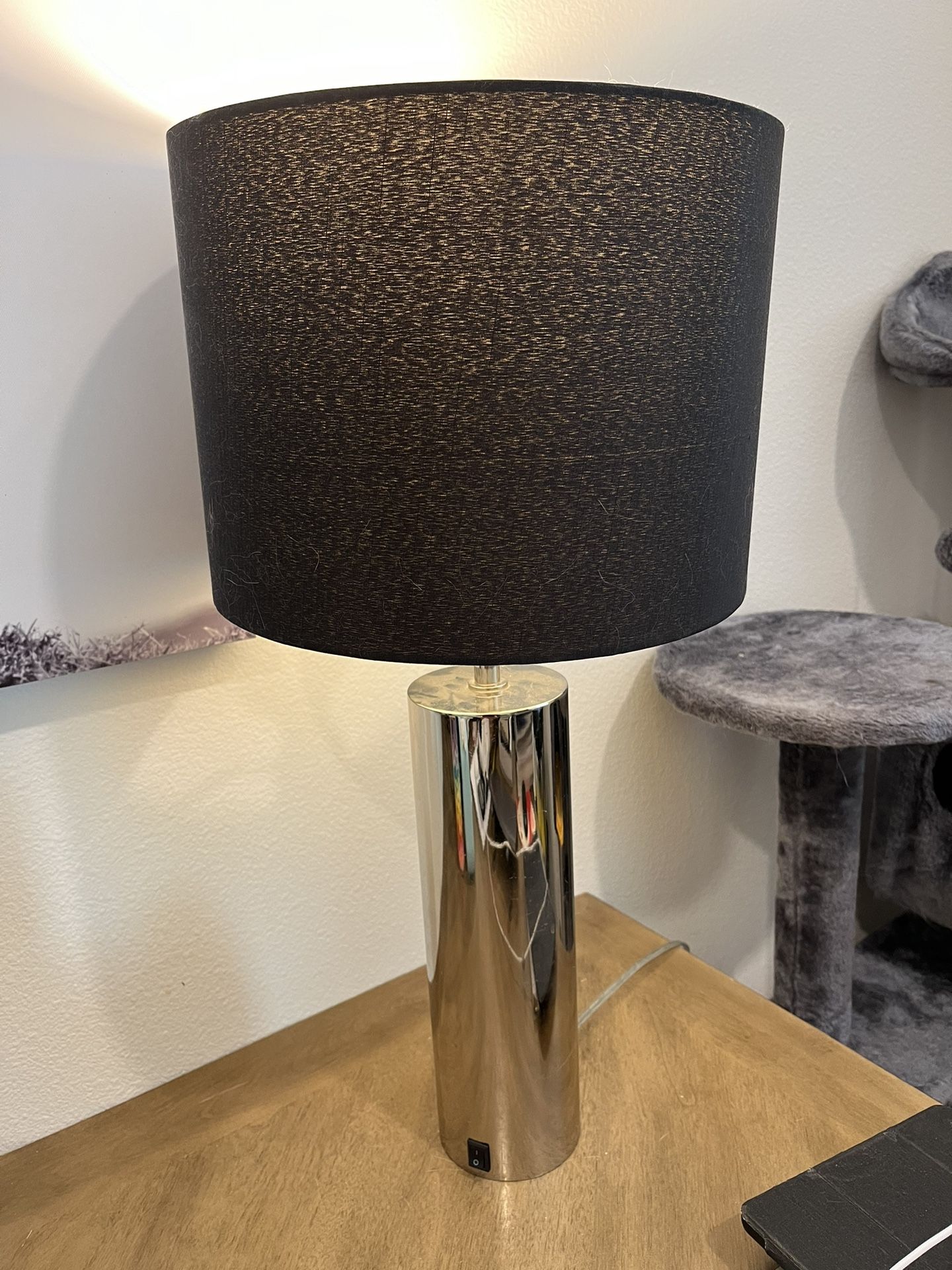 Silver Desk Lamp