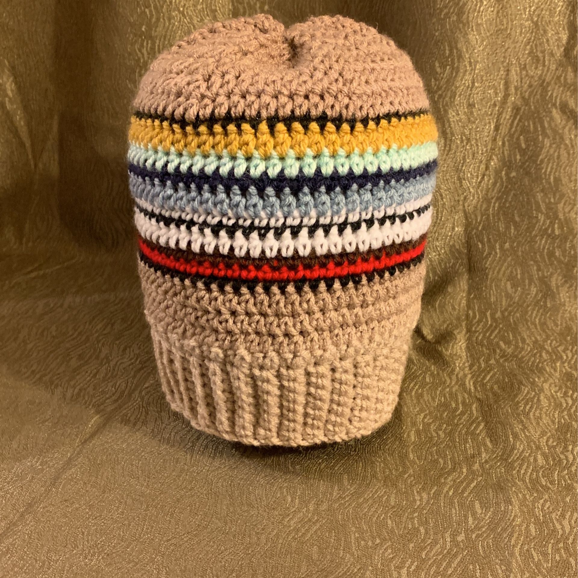 NEW Hand-Crocheted Slouch Beanie - Teen/Adult Size