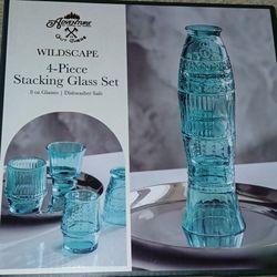 Stacking 4 Piece Glass Set