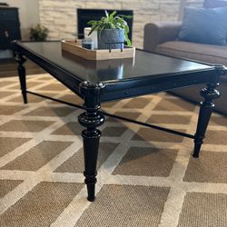 Black Painted Coffee Table 