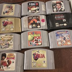 Nintendo 64 N64 And Snes Super Nintendo Games 