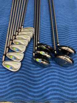 KING COBRA SSI (CUSTOM PAINTED) IRON SET HYBRIDS AND FAIRWAY  WOODS