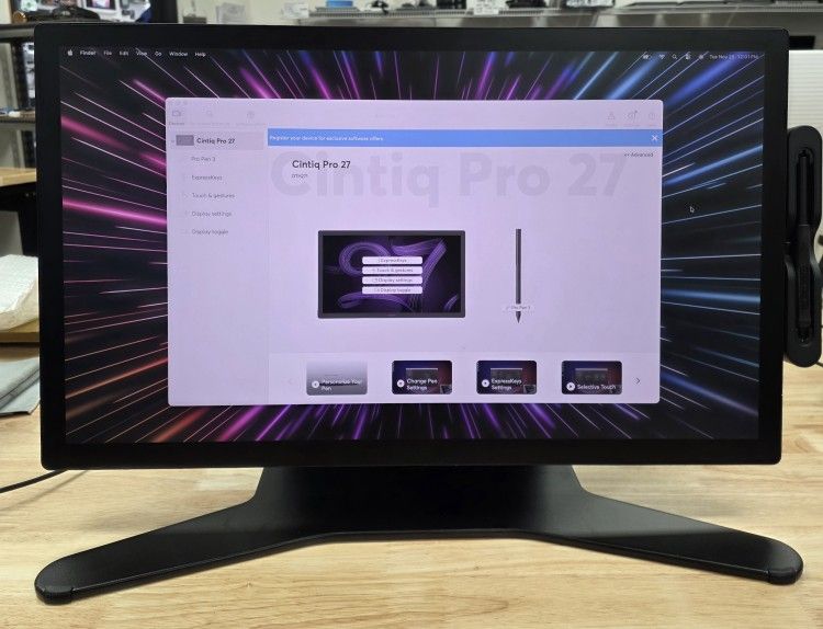 Wacom Cintiq Pro 27 Creative Pen Display 4K Graphic Drawing Monitor + STAND!
