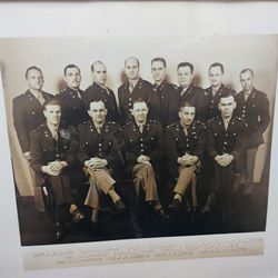 WW2 Large Photo Army Airforce Medical Officers