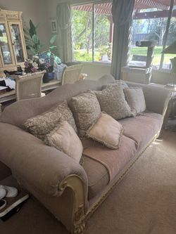 Ashley Sofa & Loveseat With Coffee Table And Side Table
