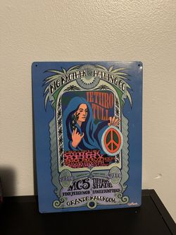 Vintage Band Metal Tin Poster