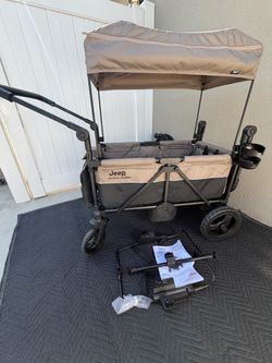 Jeep Mojave stroller wagon/ 2 seater wagon with foot space