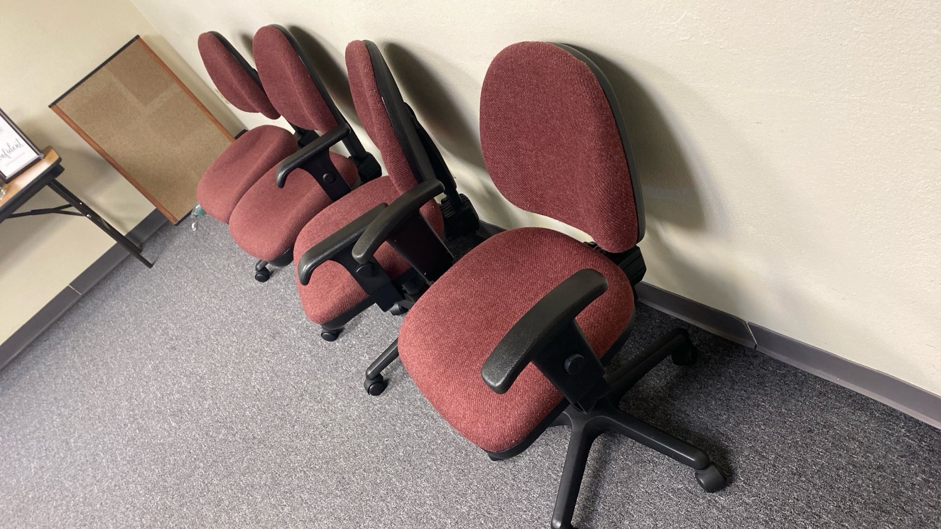3 Adjustable Office Desk Chairs