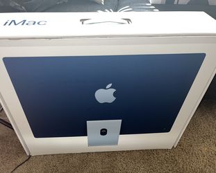 24-inch Blue iMac with 4.5K Retina display