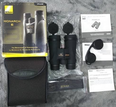 New Nikon Monarch 3 Binoculars 10x42