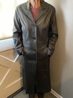 Leather Long Coat