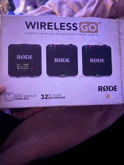 Rode Wireless GO Gen 3 Microphone System