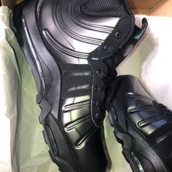 RARE Nike Air Bakin Posite Triple Black Men Size 12 - Brand New With Box - Very Rare 2017