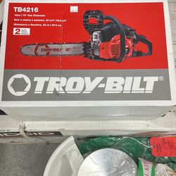 Troy Bilt 16” Chainsaw Brand New