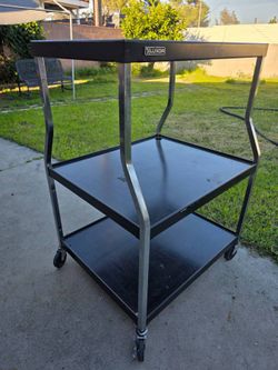 rolling utility cart with wheels 46x32x27 - $60