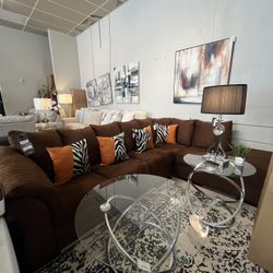 Brown Sectional *Clearance