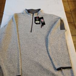 Antigua Atlanta Falcons Team Shop Zip Up Pullover