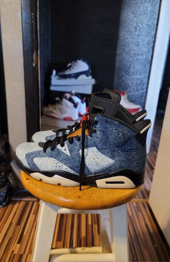 Jordan 6 Denim Great Cond Size 10 $140